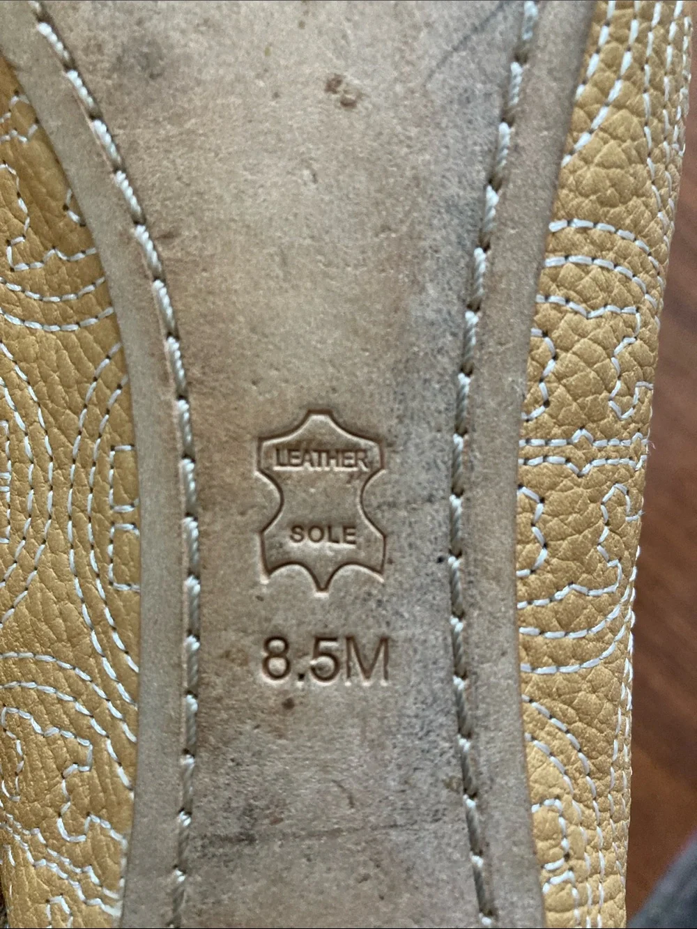 Tory Burch Cream Flats Sz 8.5